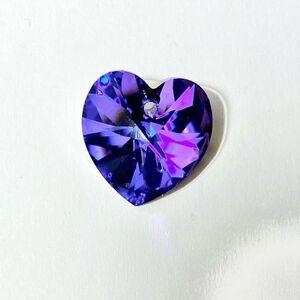 Swarovski heart shaped crystal